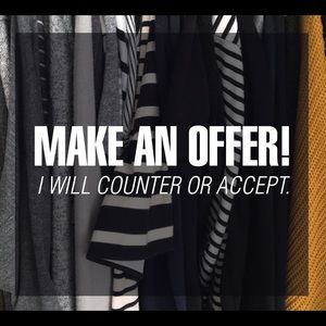 Make an offer and I’ll negotiate :)